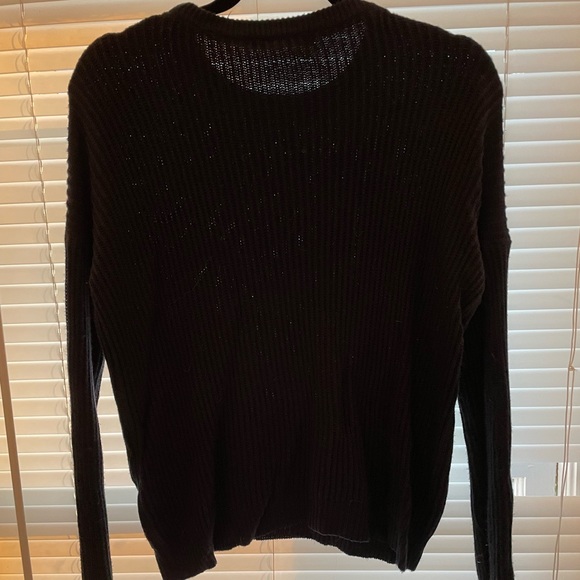 Navy blue knit sweater - Picture 3 of 3